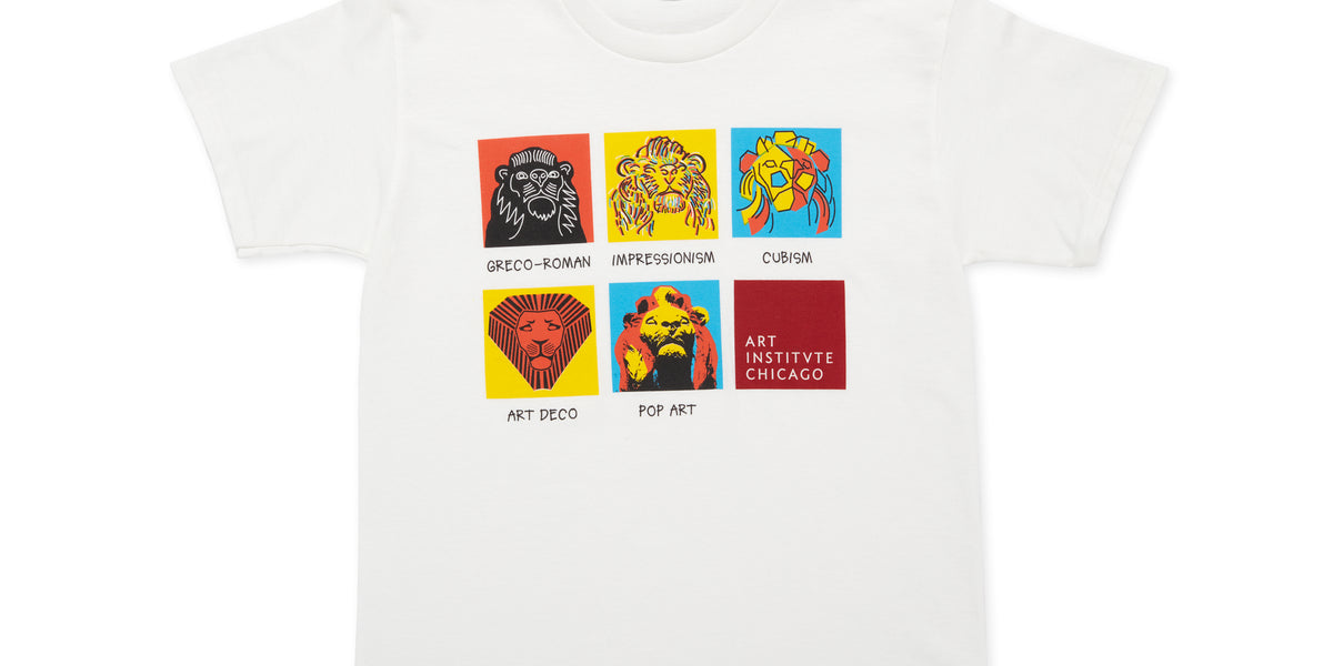 Lion in Art Youth T-Shirt – The Art Institute of Chicago Museum Shop