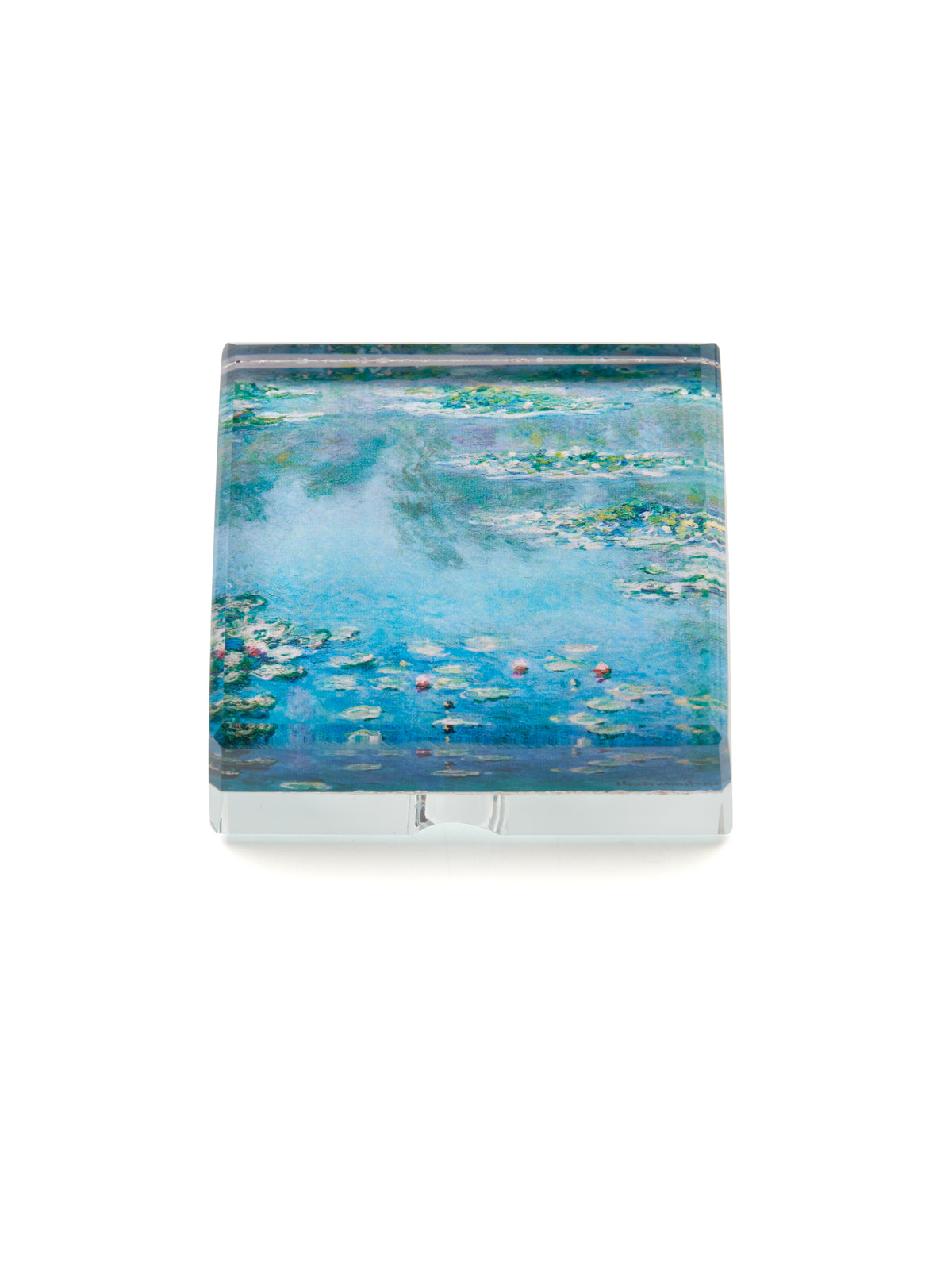 Claude Monet Water Lilies Glass Wire Weight
