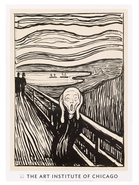 Becoming Edvard Munch Influence Anxiety & Myth Chicago Art shops Institute Show Poster