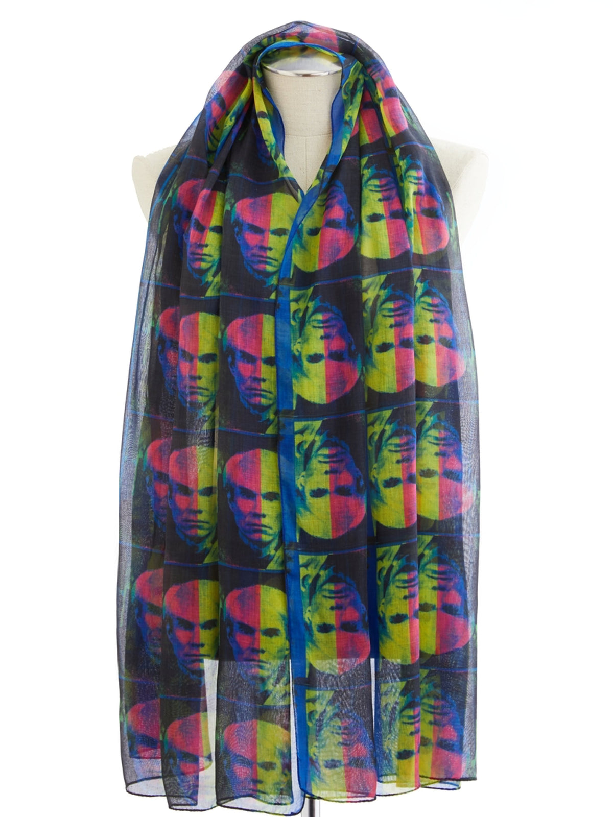 Andy Warhol Portrait Neon Scarf – The Art Institute of Chicago