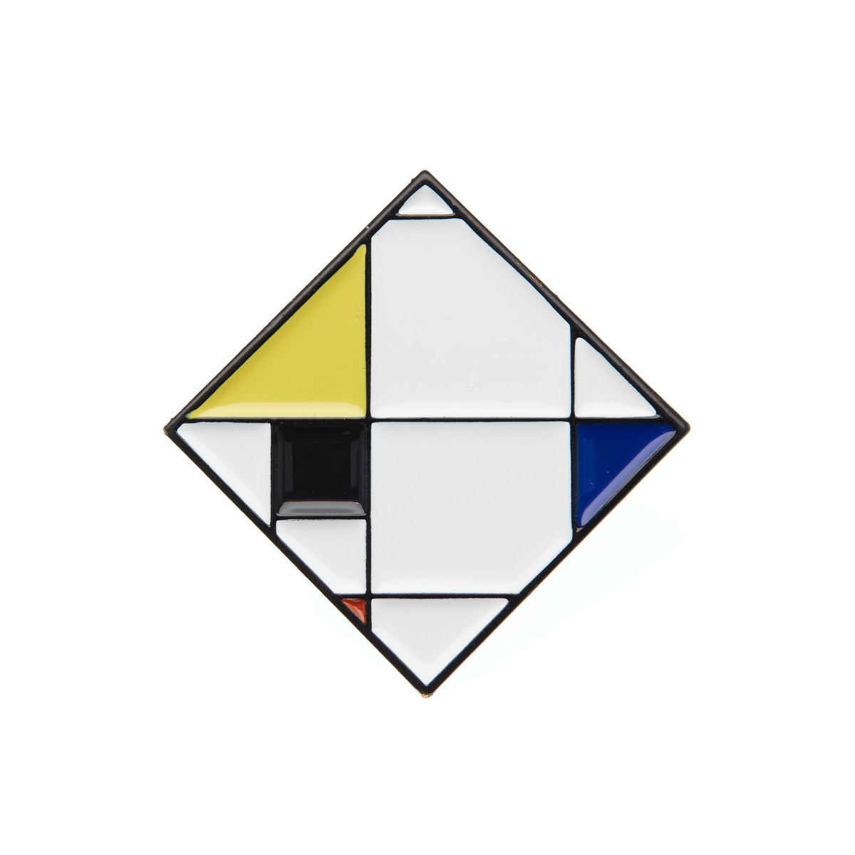 Piet Mondrian: Lozenge Enamel Pin – The Art Institute of Chicago