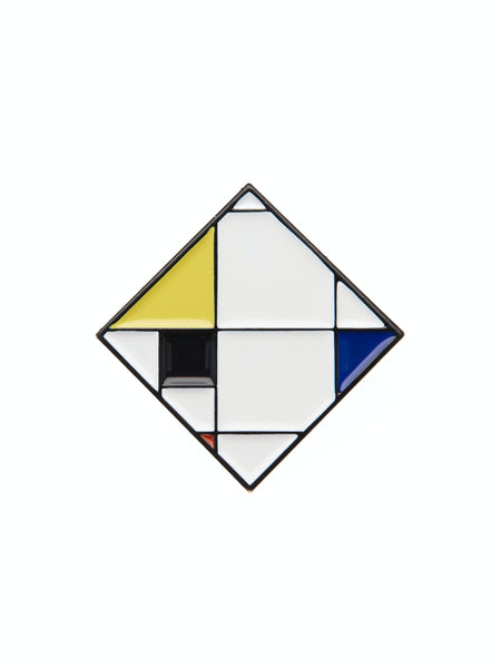 Piet Mondrian: Lozenge Enamel Pin – The Art Institute of Chicago