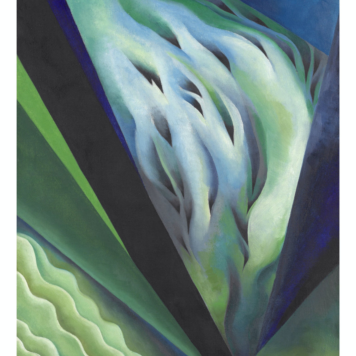 Georgia O'Keeffe Blue and Green Music Unmatted Print – The Art