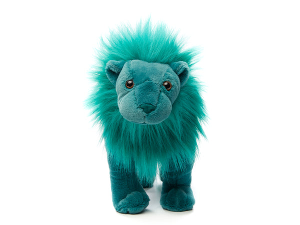 Fun Fur Prints – Lion Brand CITRUS BLUE GREEN #207 Color Lot #1875 Lot 2  Skeins : สำนักงานสิทธิประโยชน์ มหาวิทยาลัยรังสิต