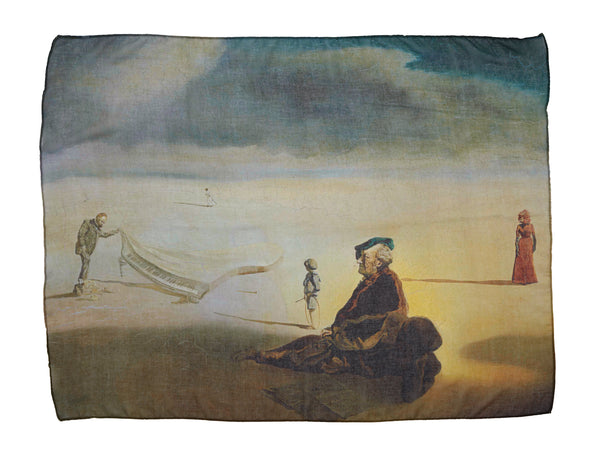 Salvador Dalí A Chemist Lifting with Extreme Precaution the