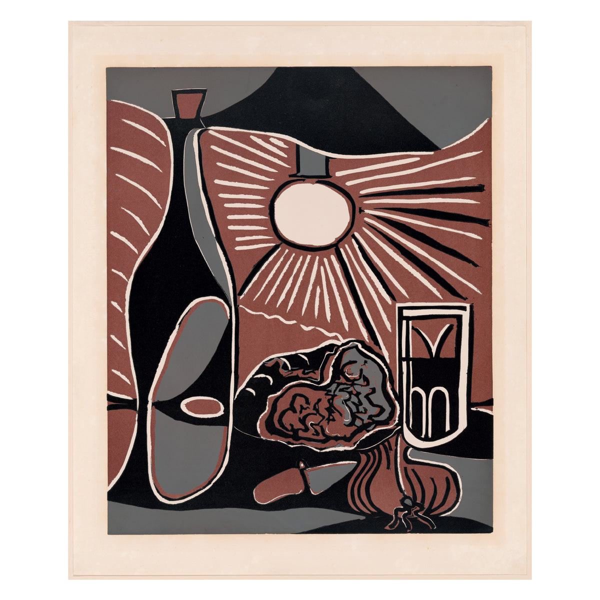 【超希少・美品】 PABLO PICASSO - soft type CD Pablo Picasso Still Life with Lunch Unmatted Print – The Art