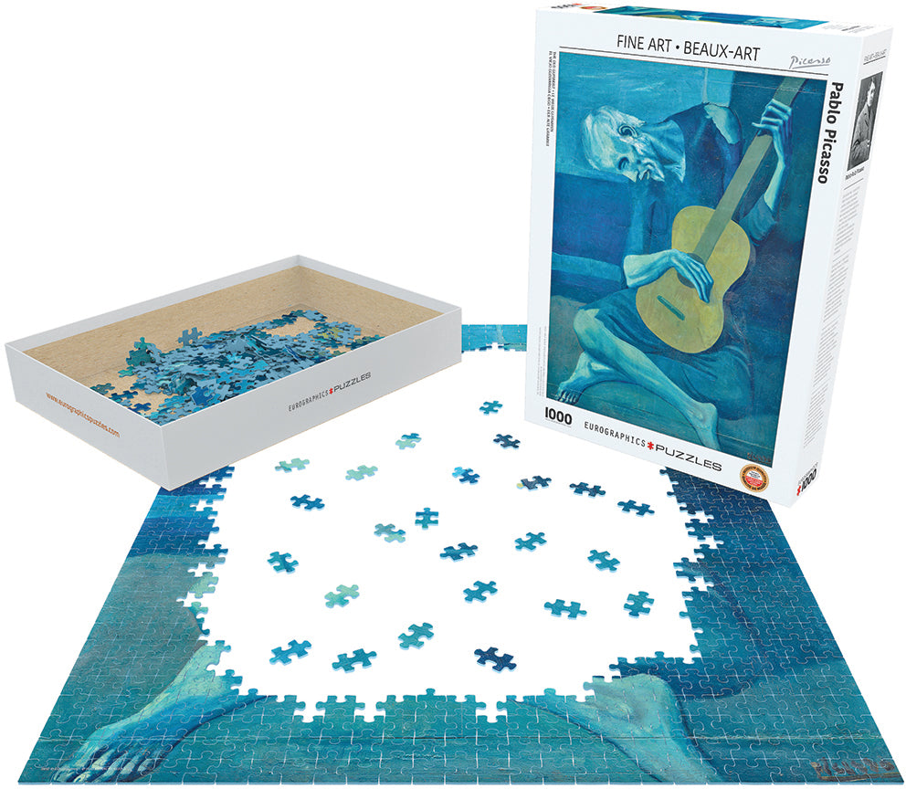 Pablo Picasso Old Guitarist Puzzle Da 1000 Pezzi, Dipinti Di Fama Mondiale Puzzles Per Adulti, Impossible Puzzle, Gioco Di Abilità Colorato, Regalo Per Le Vacanze O Per Il Compleanno Pablo Picasso Old Guitarist Puzzle Da 1000 Pezzi, Dipinti Di Fama Mondiale Puzzles Per Adulti, Impossible Puzzle, Gioco Di Abilità Colorato, Regalo Per Le Vacanze O Per Il Compleanno