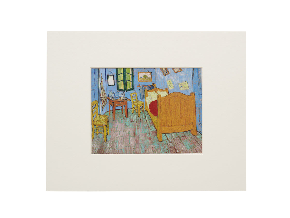 Adam Lister アダムリスター　Gogh Bedroom ゴッホ　寝室 Vincent van Gogh The Bedroom Matted Notecard – The Art Institute