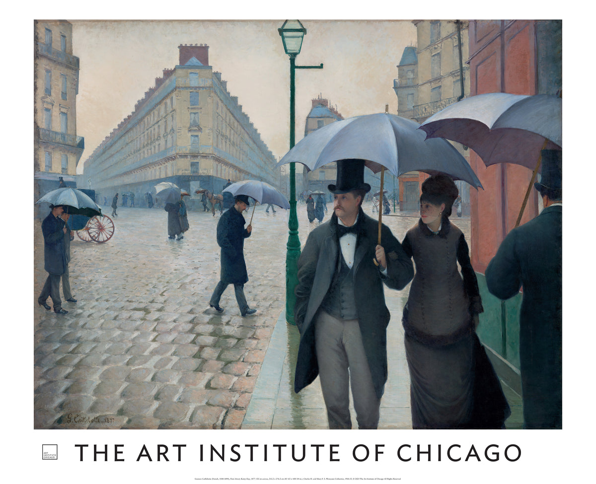 Gustave Caillebotte Paris Street, Rainy Day Poster – The Art