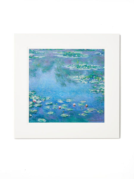 Claude Monet Water Lilies Matted Print – The Art Institute of Chicago  Museum Shop