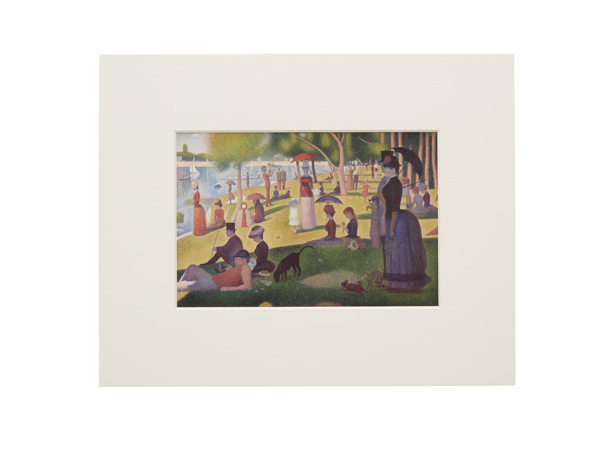 Georges Seurat A Sunday on La Grande Jatte – 1884 Matted Note Card