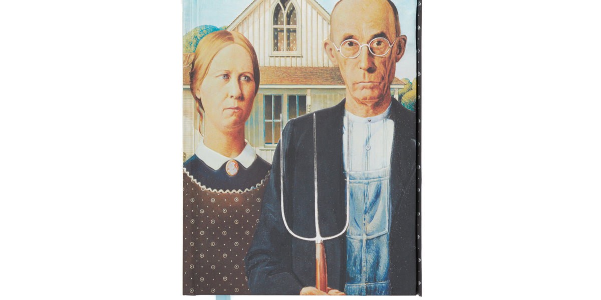 Grant Wood American Gothic Foiled Journal – The Art Institute of