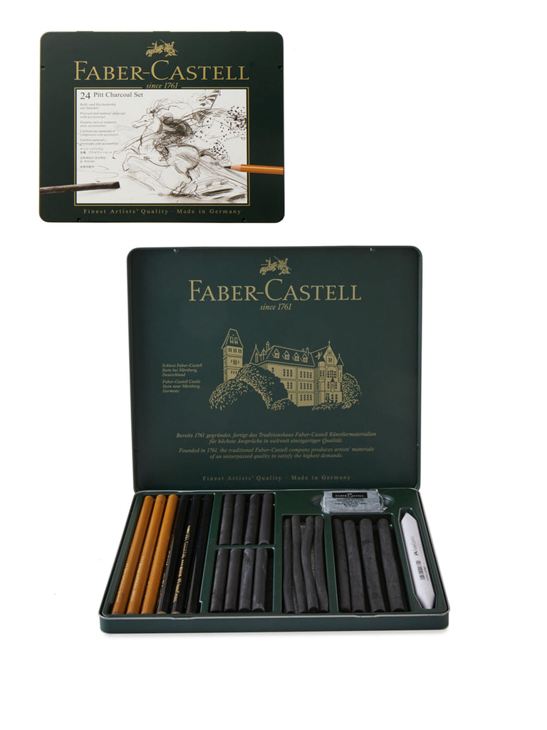 Faber-Castell Pitt Charcoal 24 Piece Set – The Art Institute of