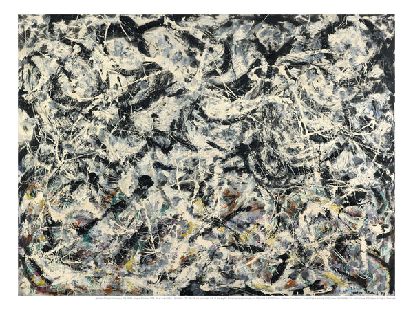 Jackson Pollock Greyed Rainbow Unmatted Print – The Art Institute