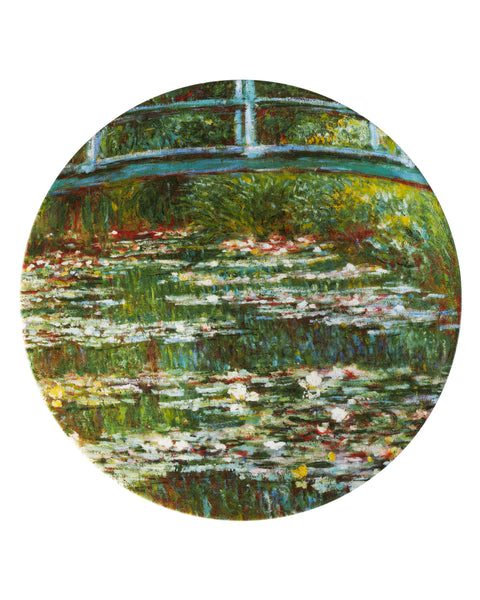 Claude Monet Bridge Over a Pond of Water Lilies Decorative Plate