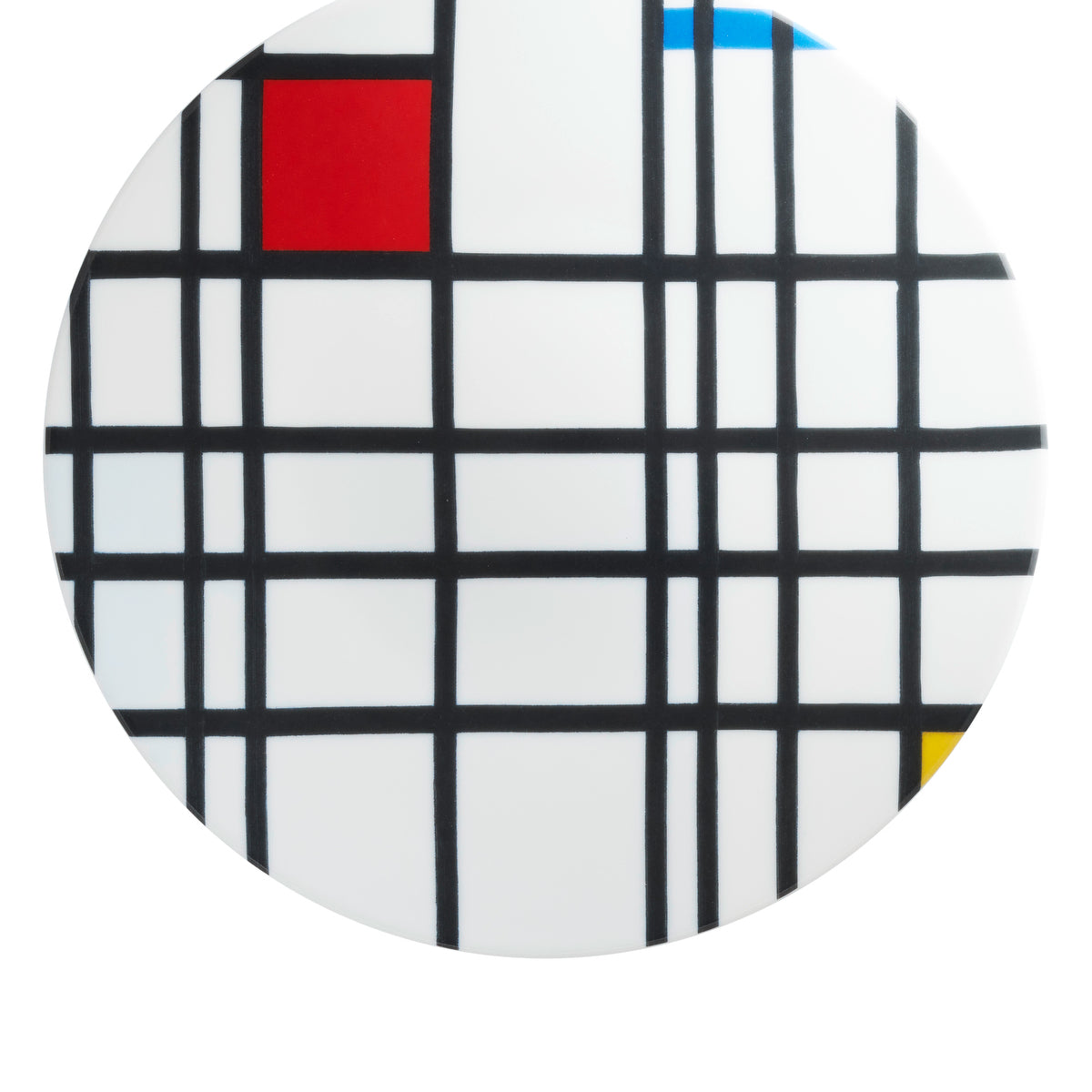 Piet Mondrian Composition with Red, Blue, and Yellow Decorative